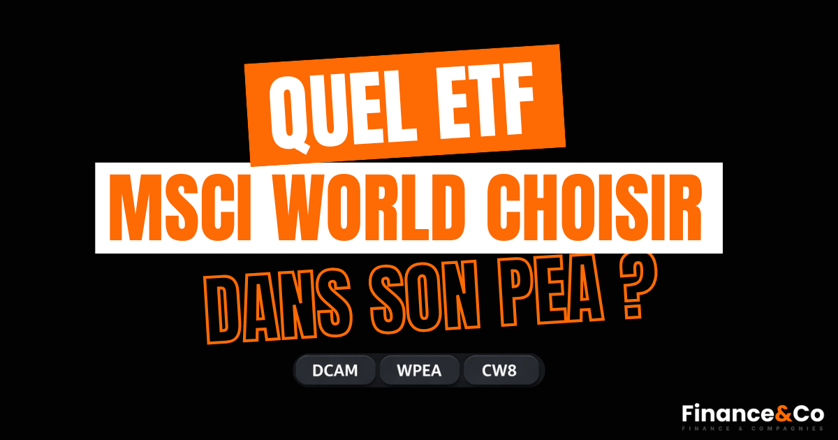 ETF MSCI WORLD éligible PEA