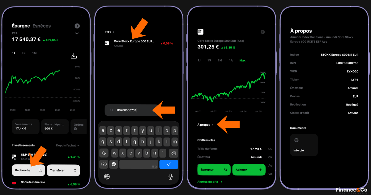 Rechercher ETF Europe PEA sur Trade-Republic