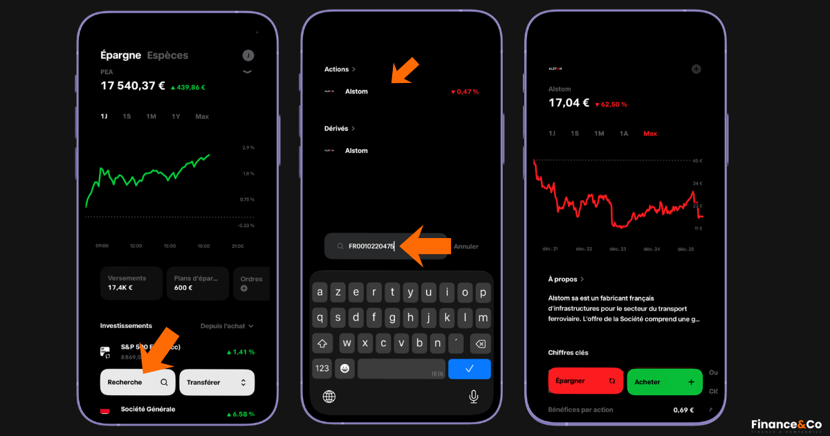 Rechercher l'action Alstom par ISIN FR0010220475 sur Trade Republic
